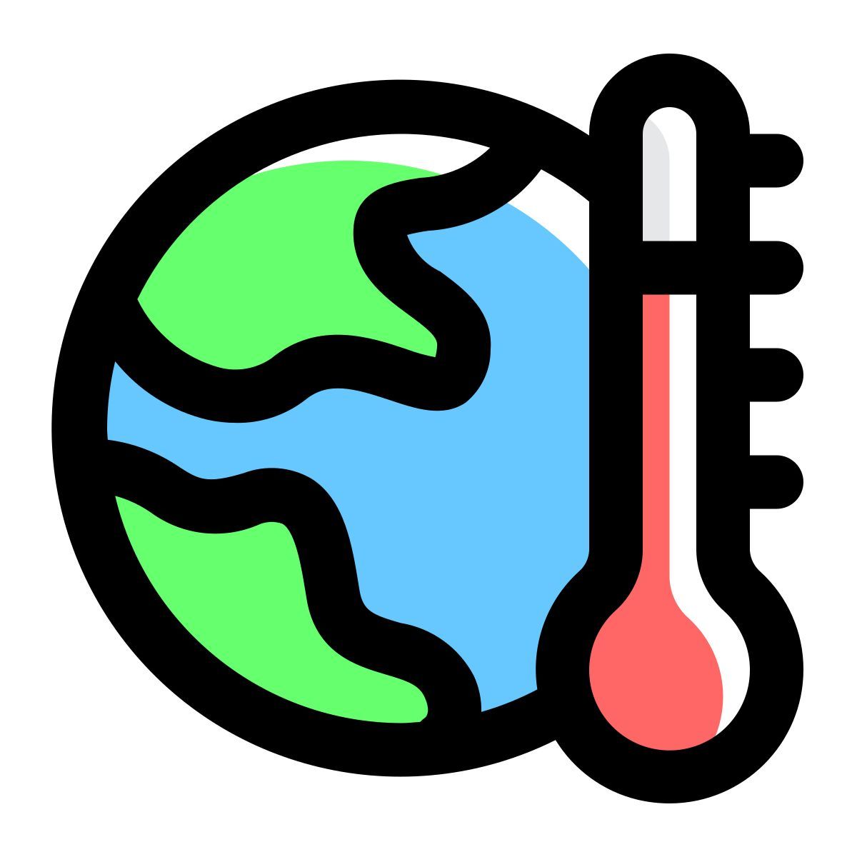 global warming icon