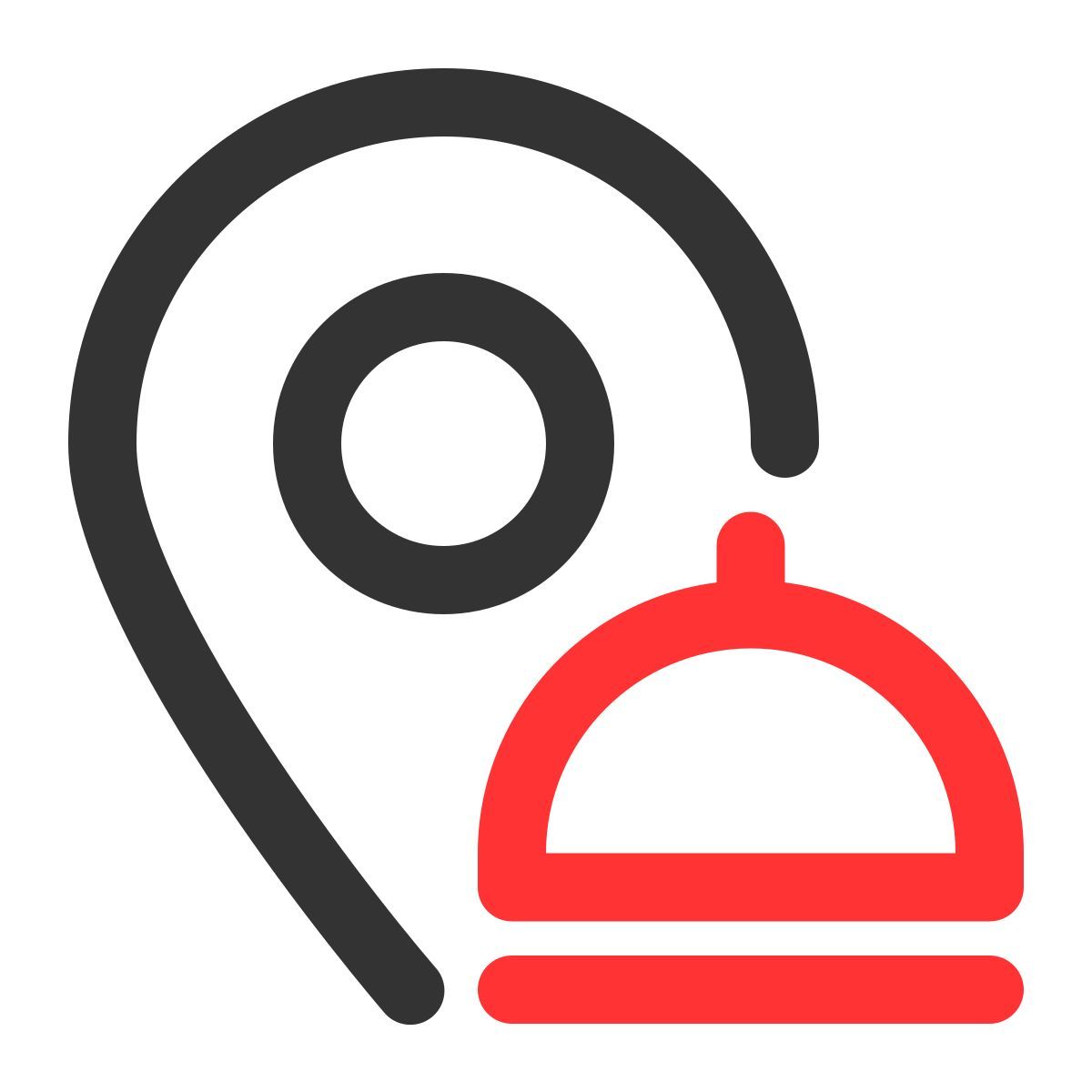restaurant location icon
