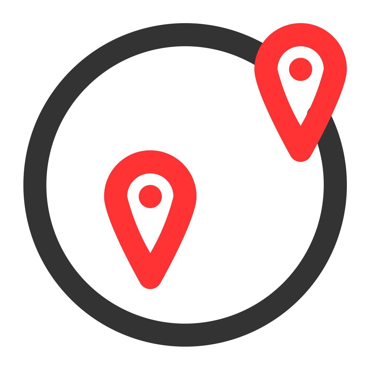 Épingles de localisation icon