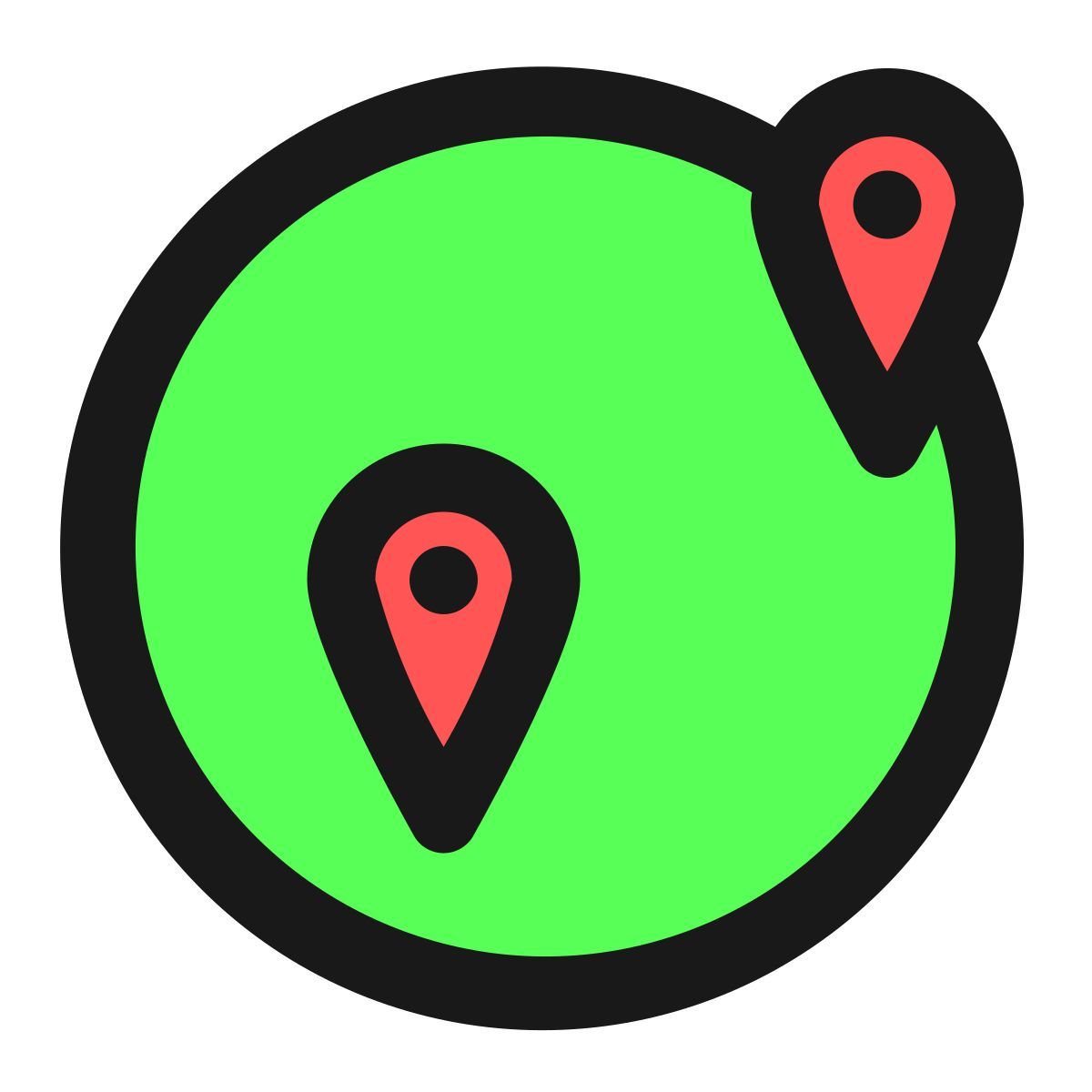 épingles de localisation icon