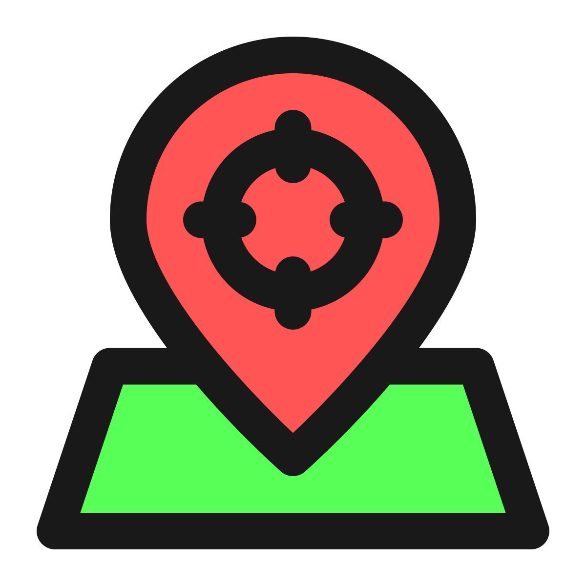 emplacement cible icon
