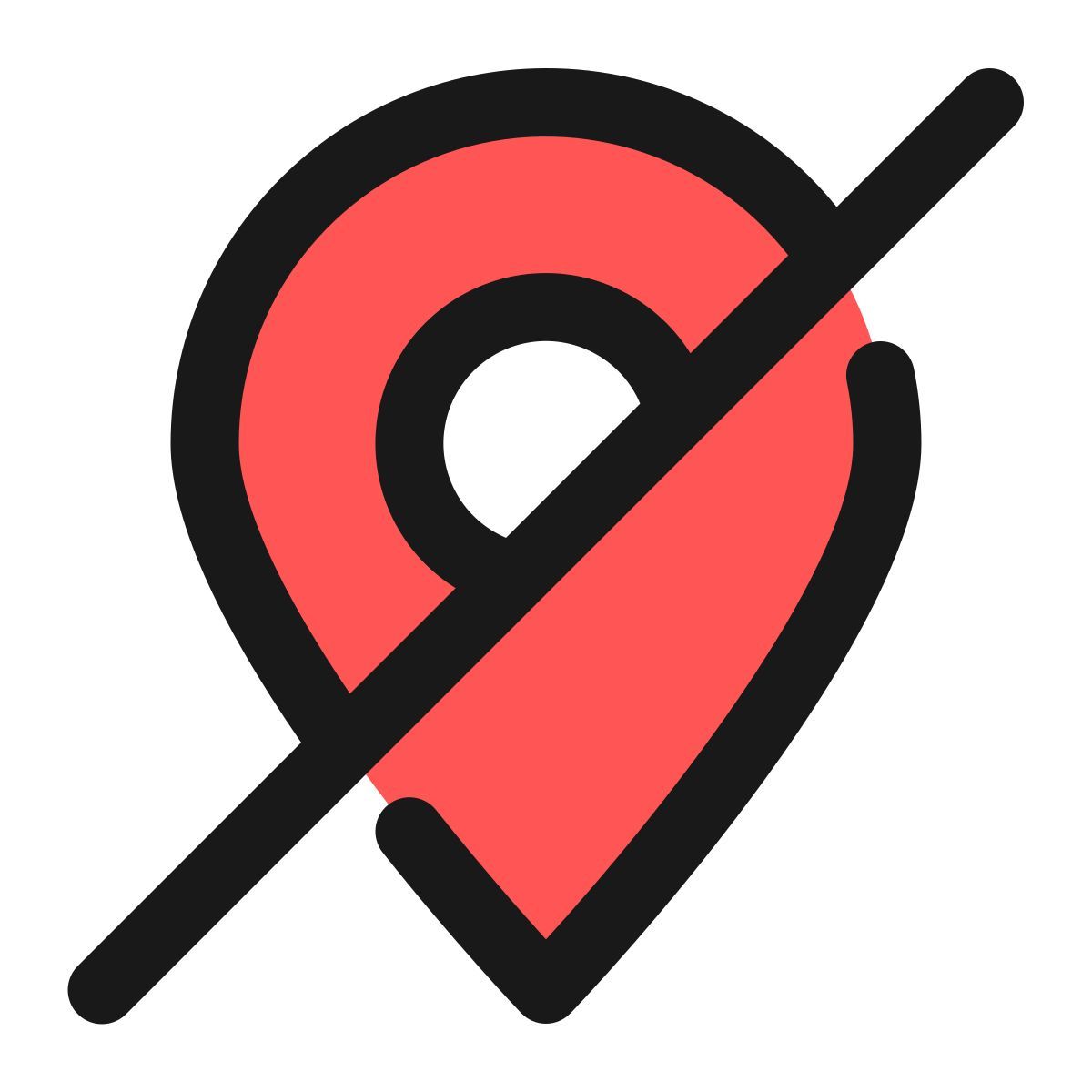 hide location icon