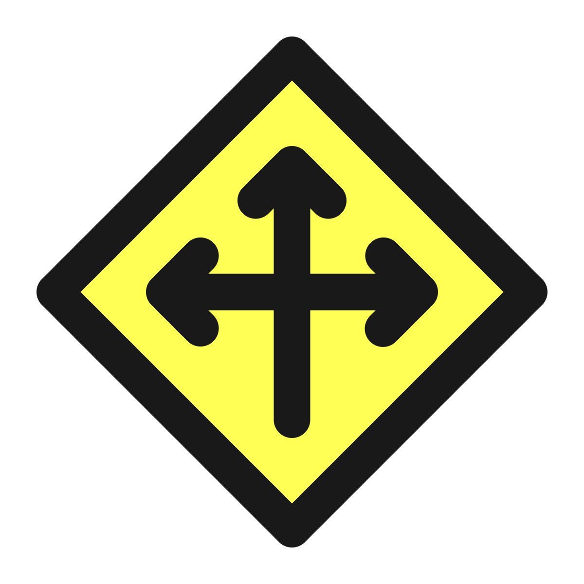 road sign icon