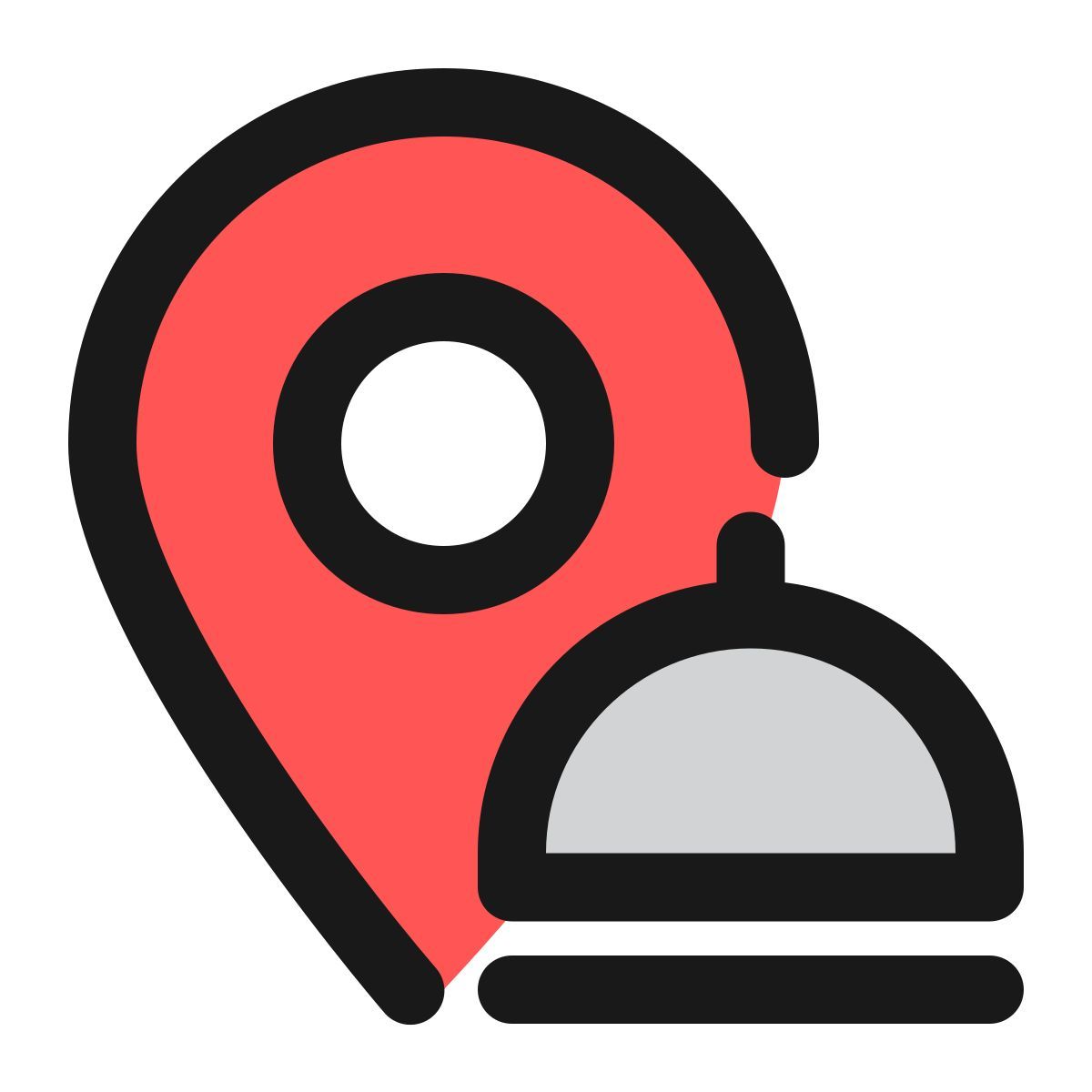 restaurant location icon