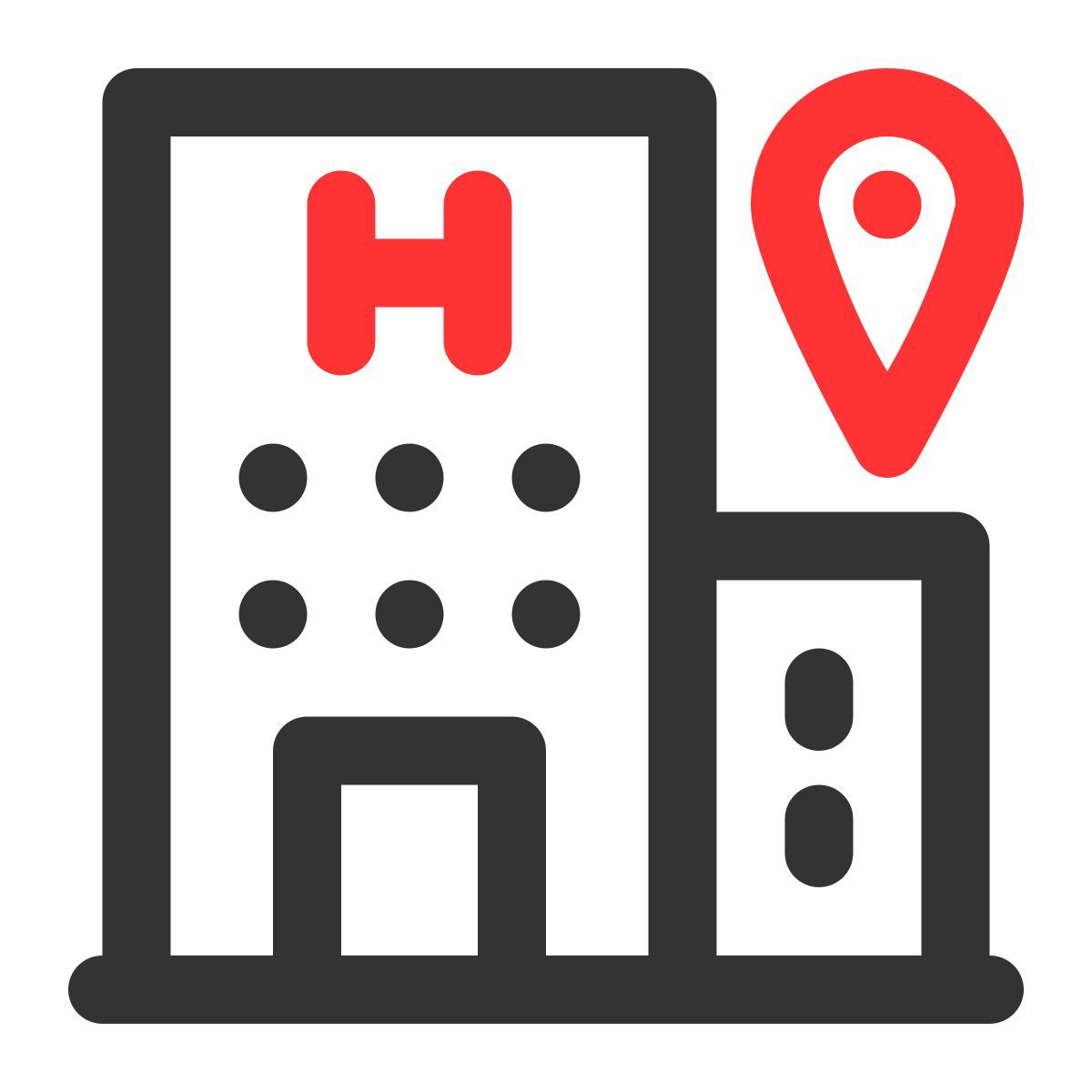 hospital location icon