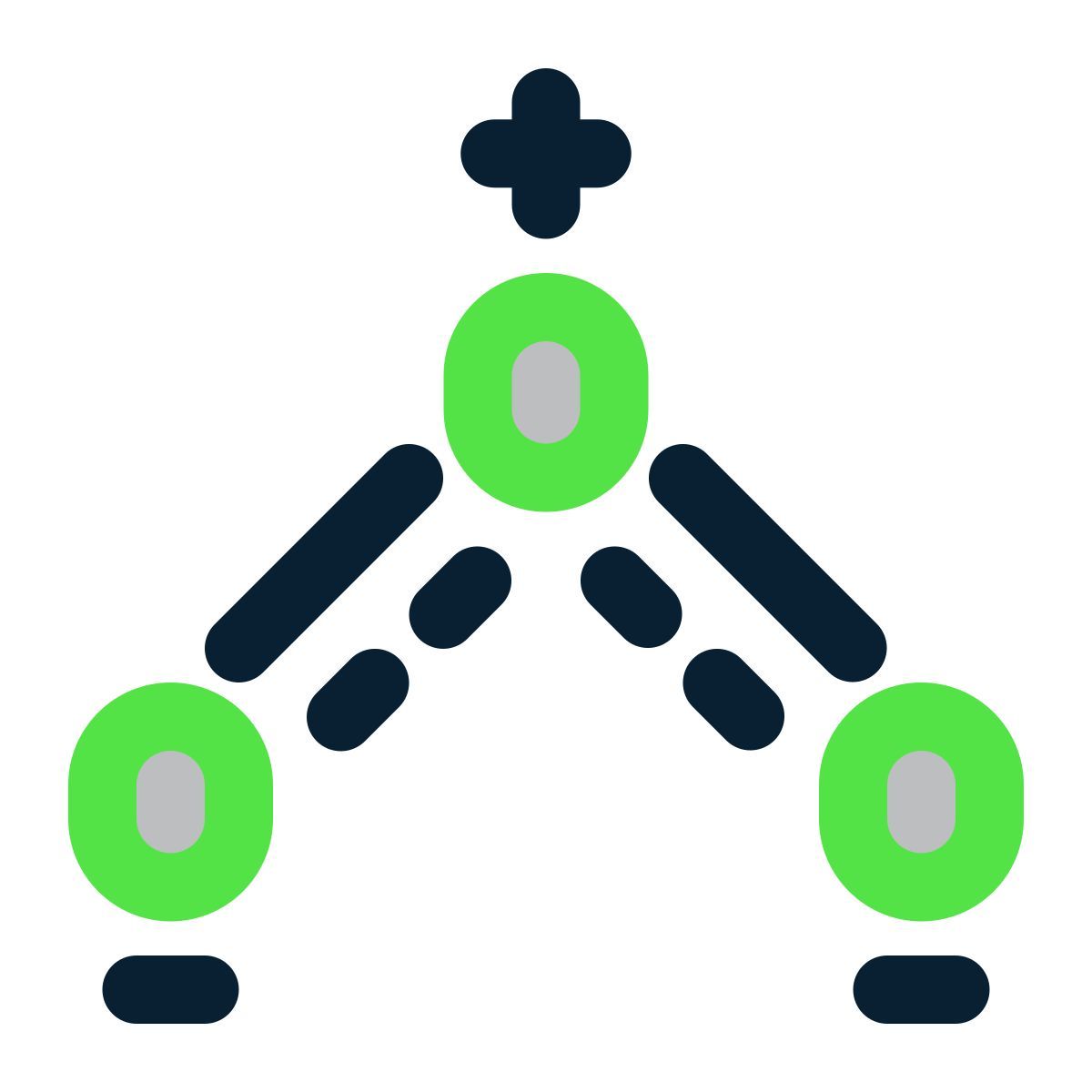 struttura dell'ozono icon