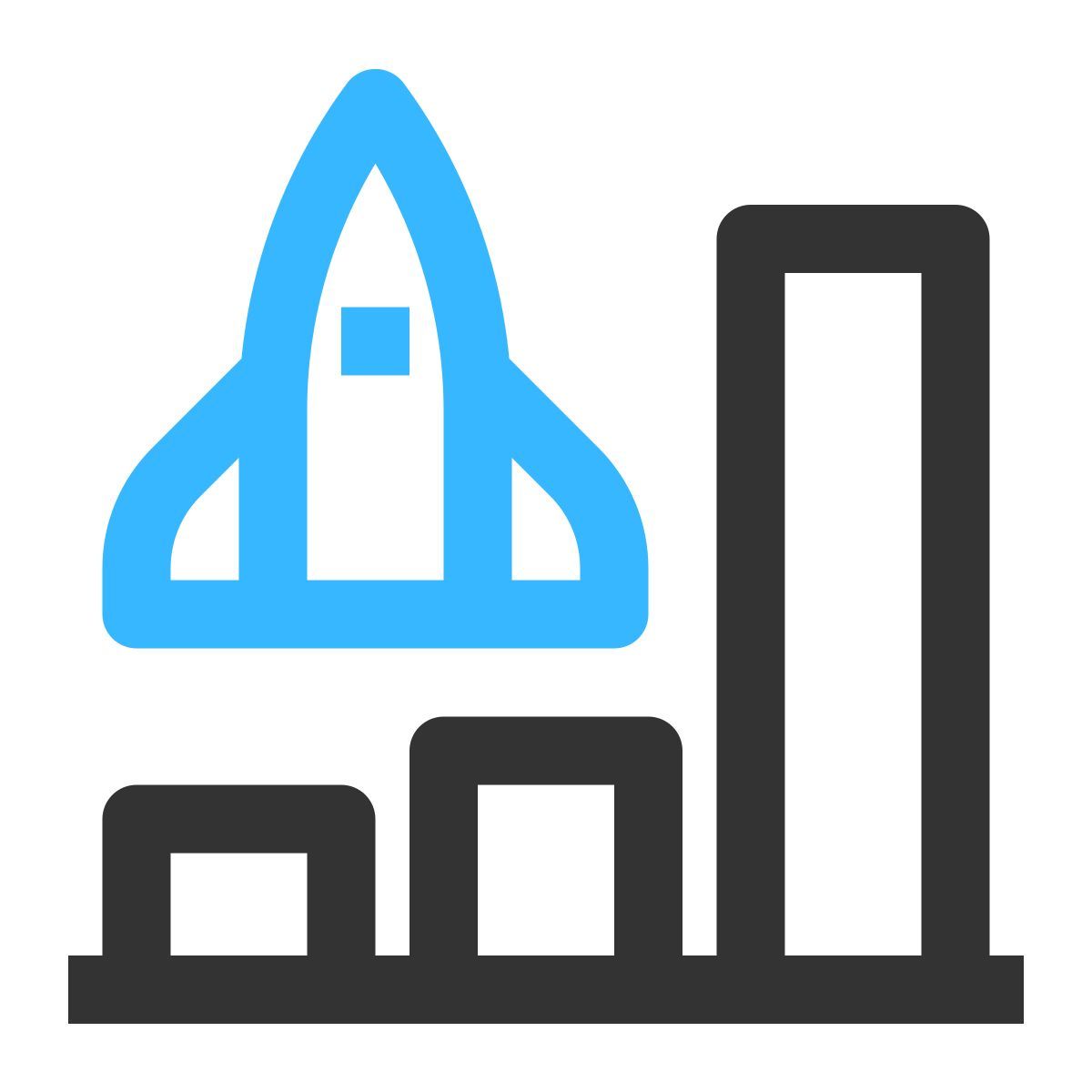 rocket launch icon