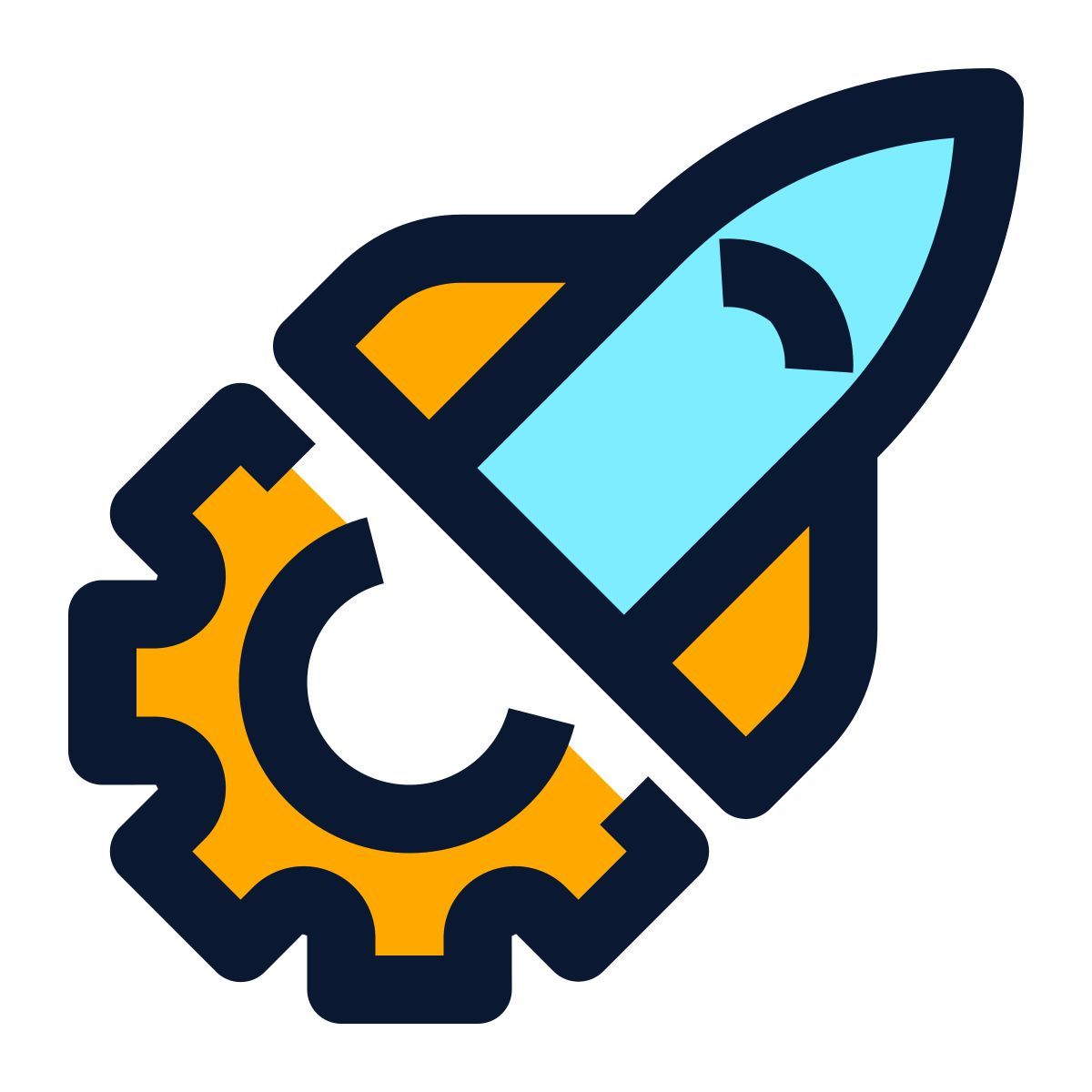 rocket launch icon