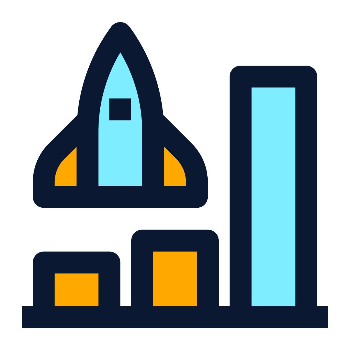 rocket launch icon