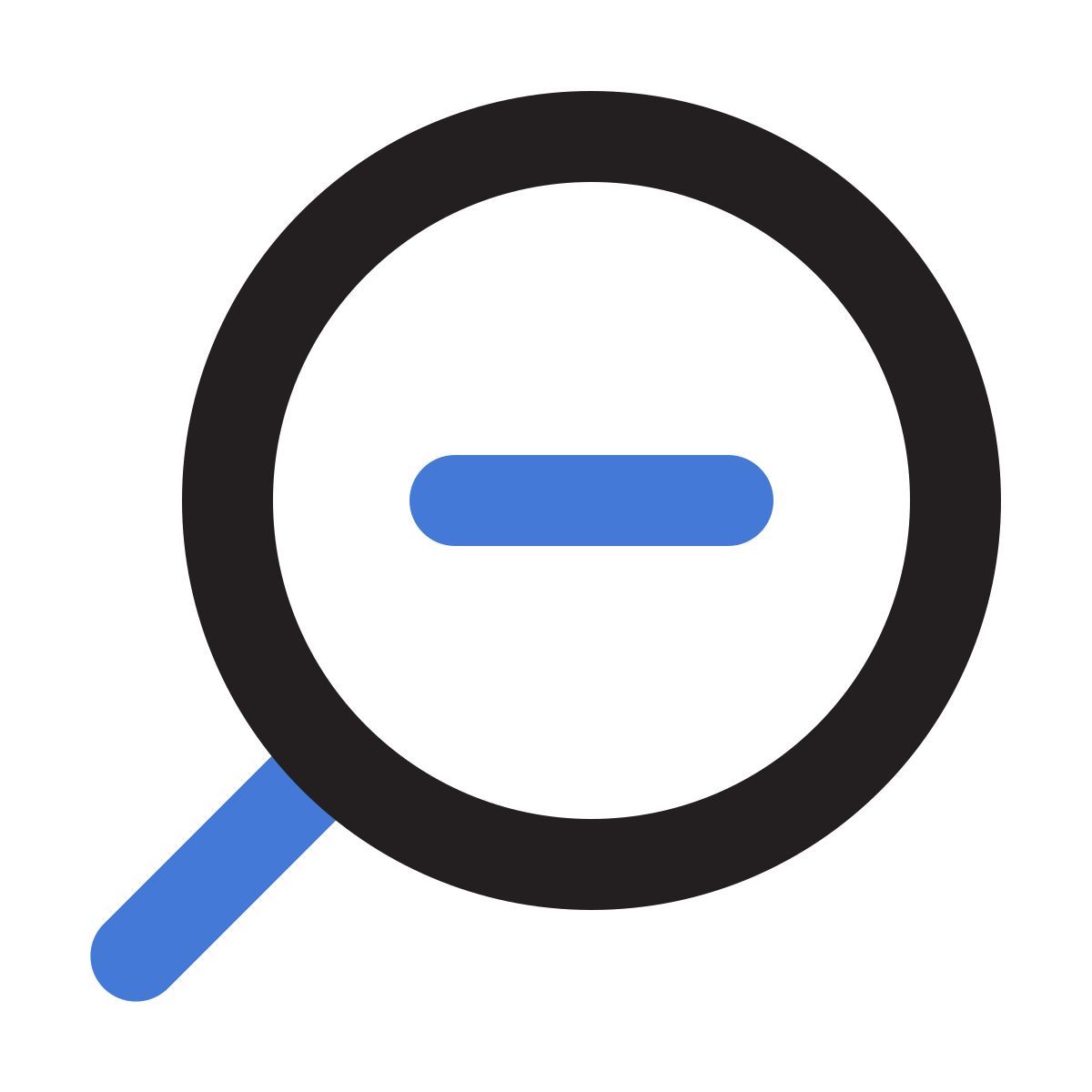 zoom out icon