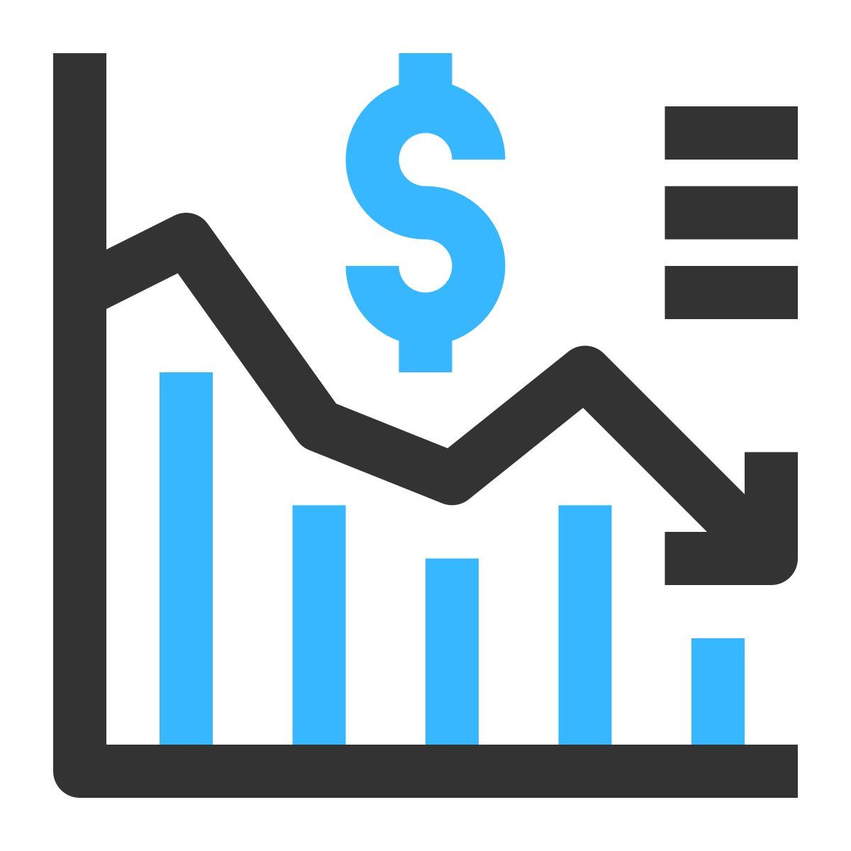pérdida de ganancias icon