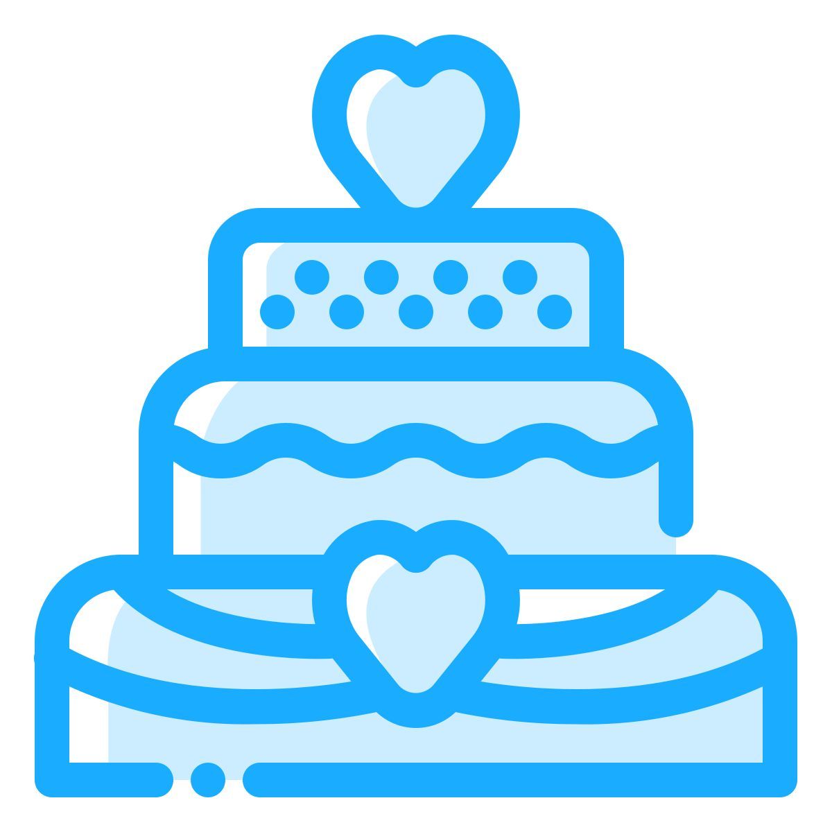 wedding cake icon