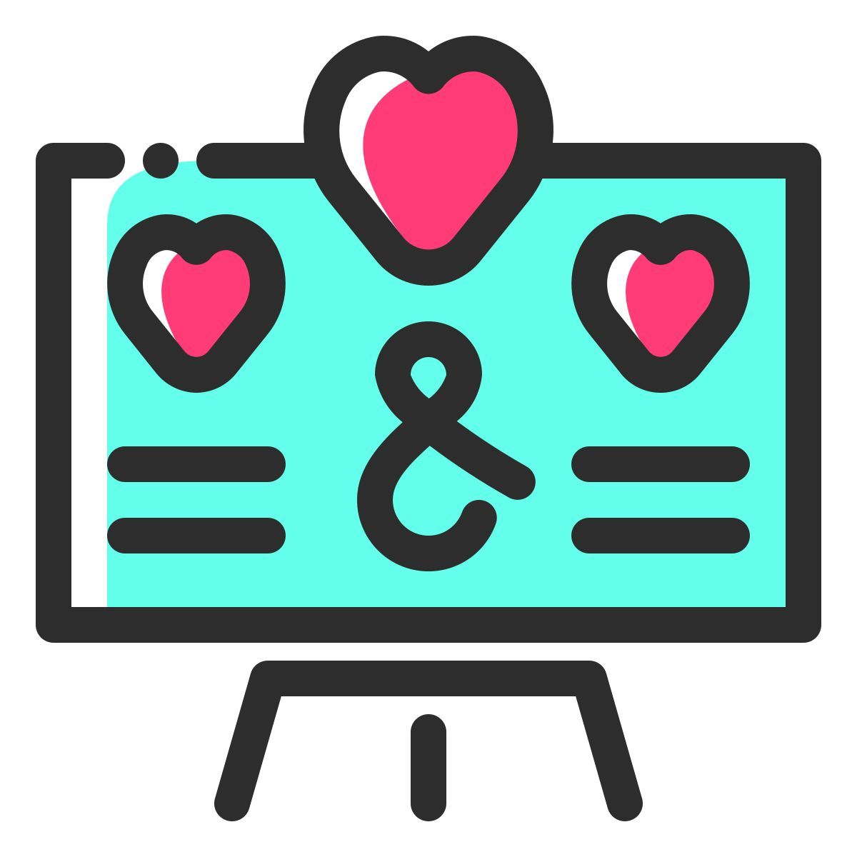結婚式のポスター icon