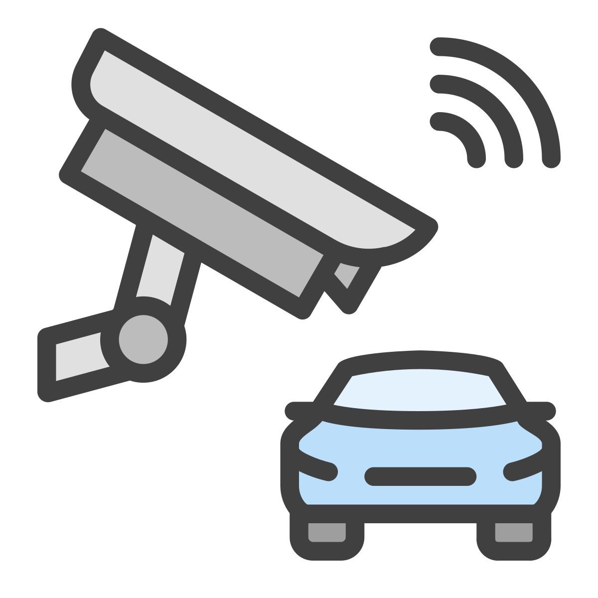 monitoraggio video icon