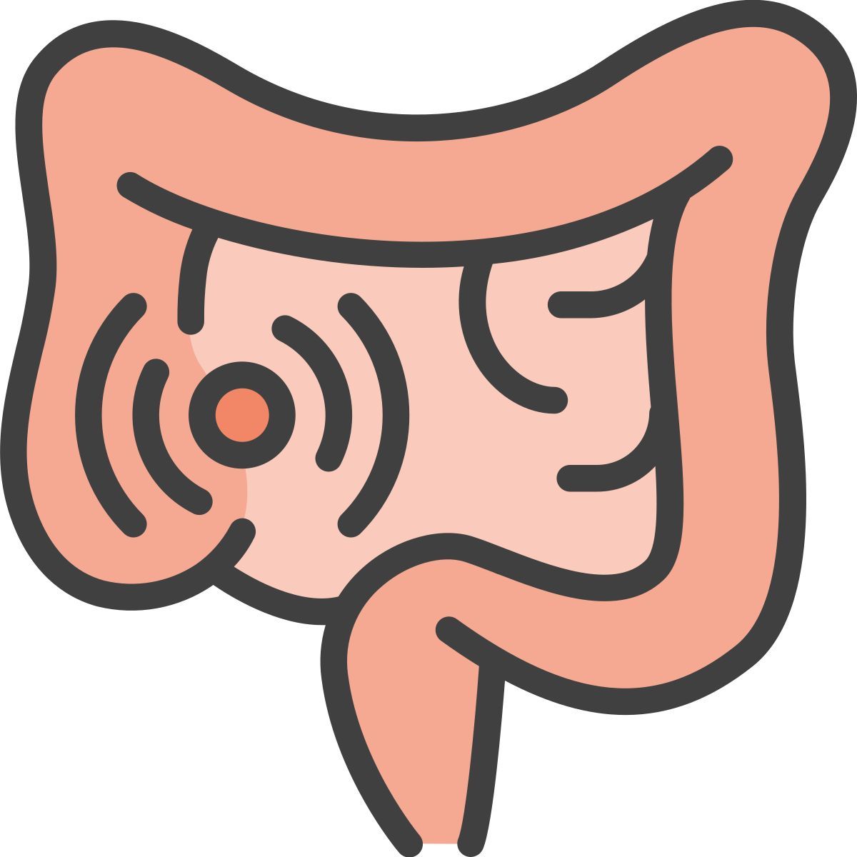 abdominal pain icon