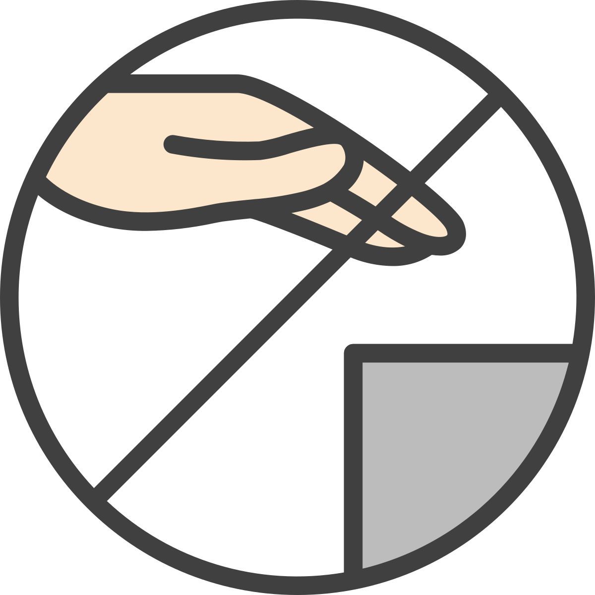do not touch icon