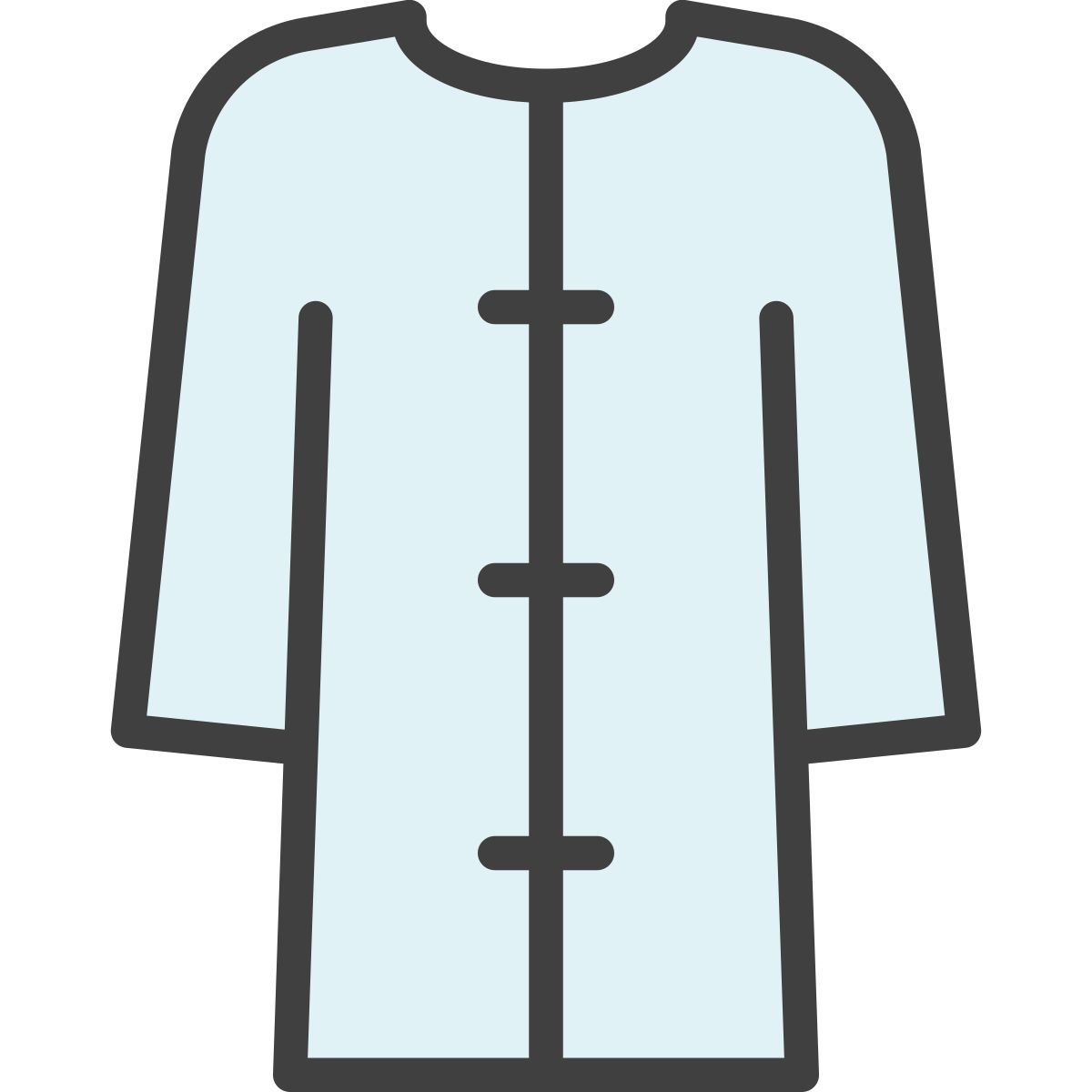 hospital gown icon