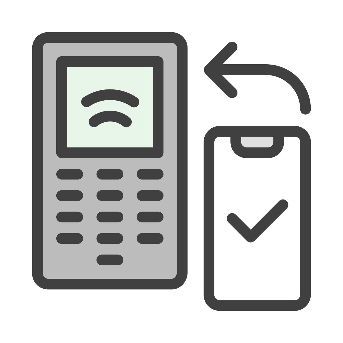 smartphone pay icon