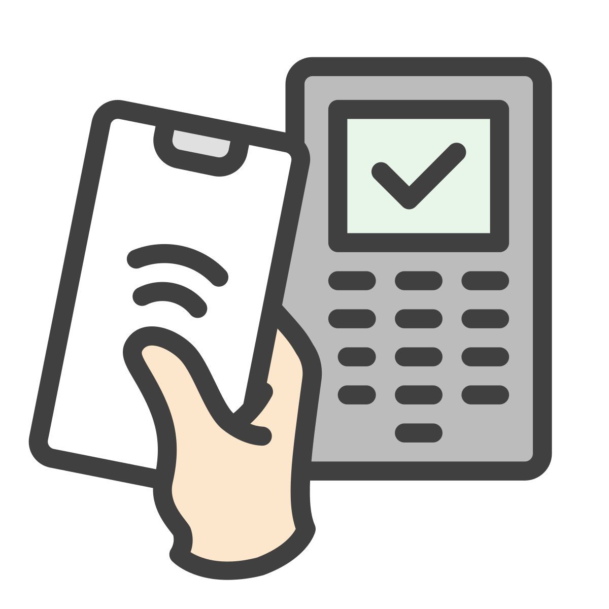 smartphone pay icon