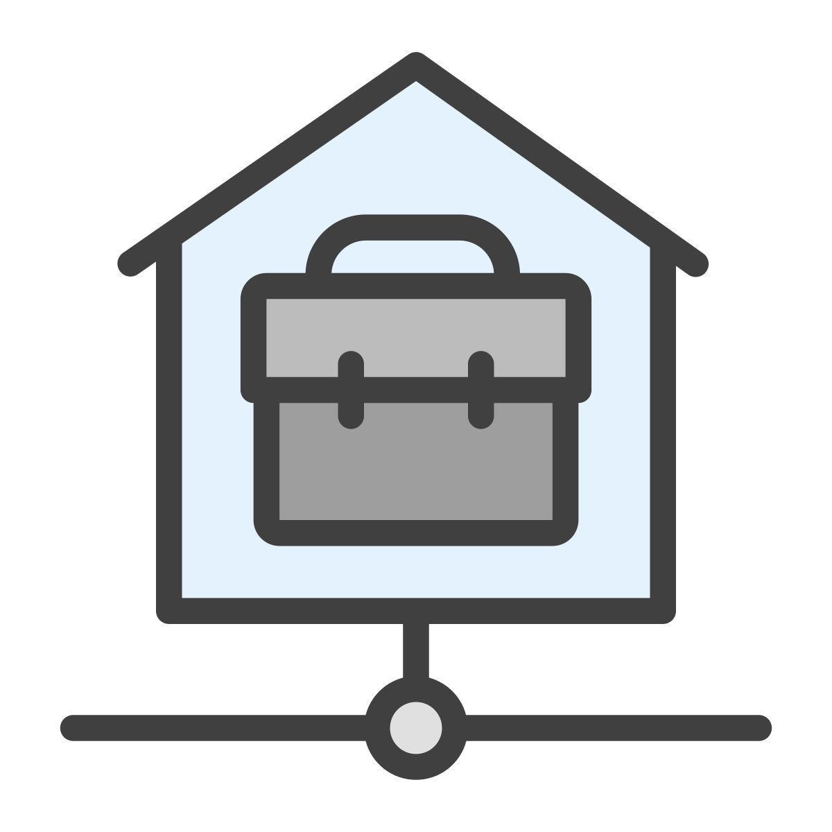 teleworking icon