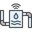 external Water-Utility-iiot-colored-outline-lafs icon