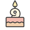 external cake-cakes-outline-colored-colored-outline-lafs-6 icon