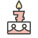 external cake-cakes-outline-colored-colored-outline-lafs icon