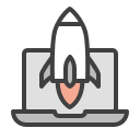 external startup-untact-colored-outline-part-2-colored-outline-lafs icon
