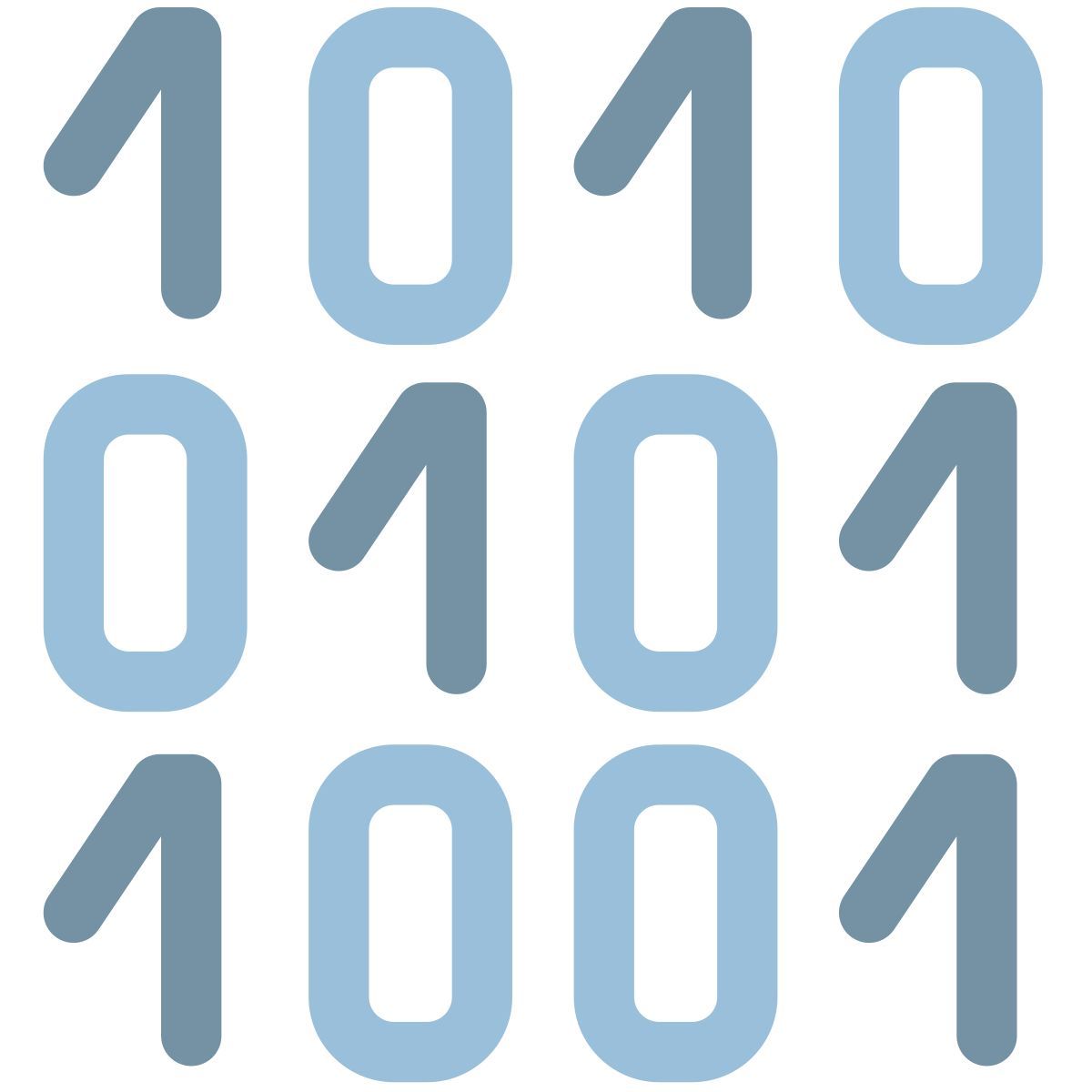binary code icon