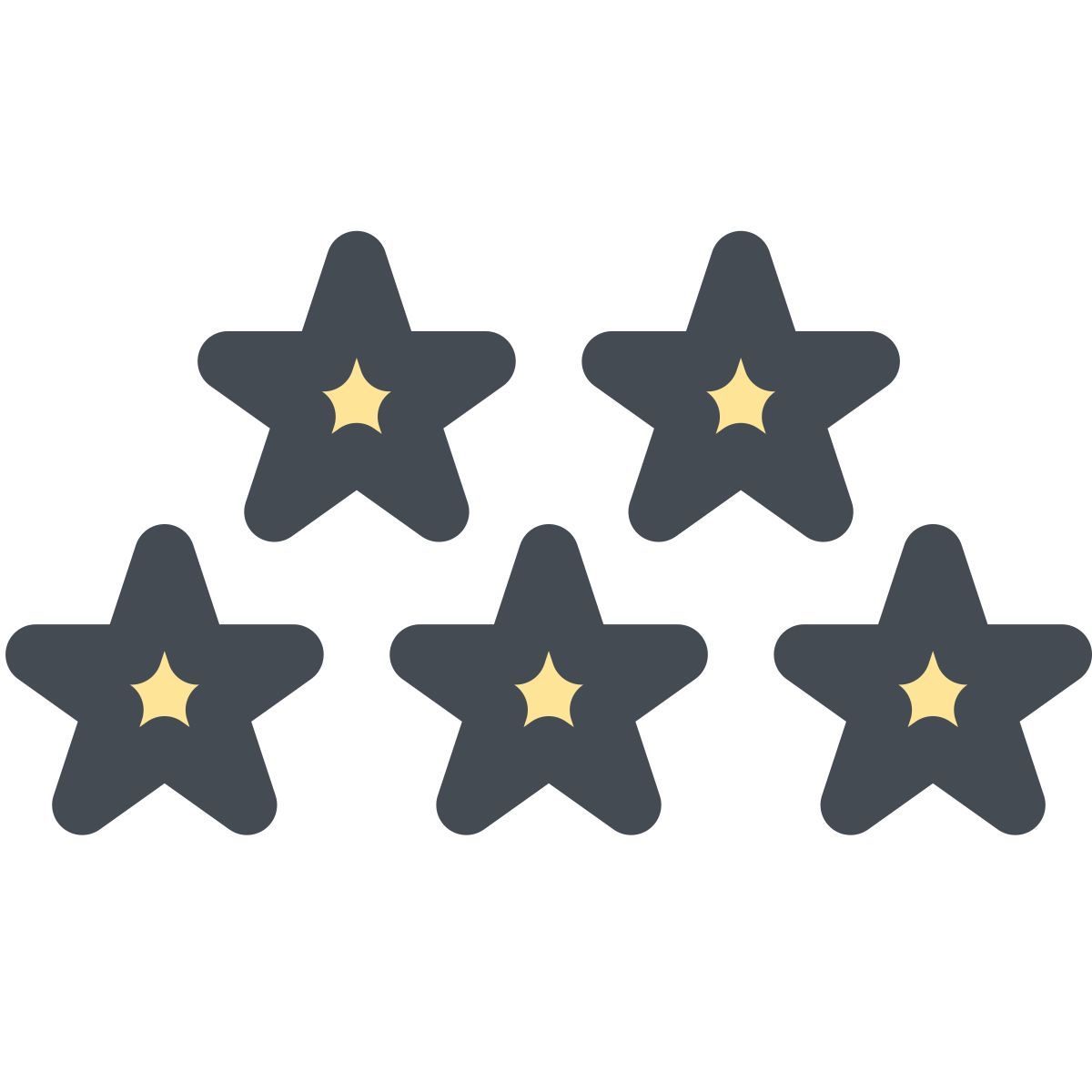 cinque stelle icon