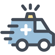external ambulance-medical-science-colors-colours-bomsymbols- icon