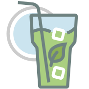 external beverage-matcha-green-tea-colours-bomsymbols--2 icon