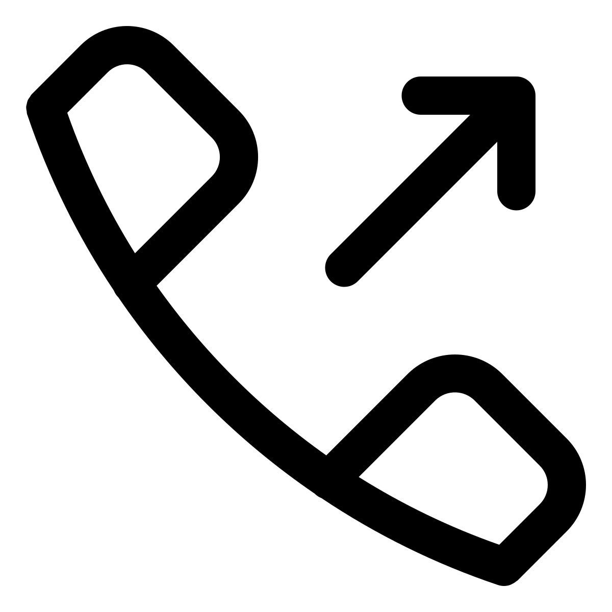 outgoing call icon