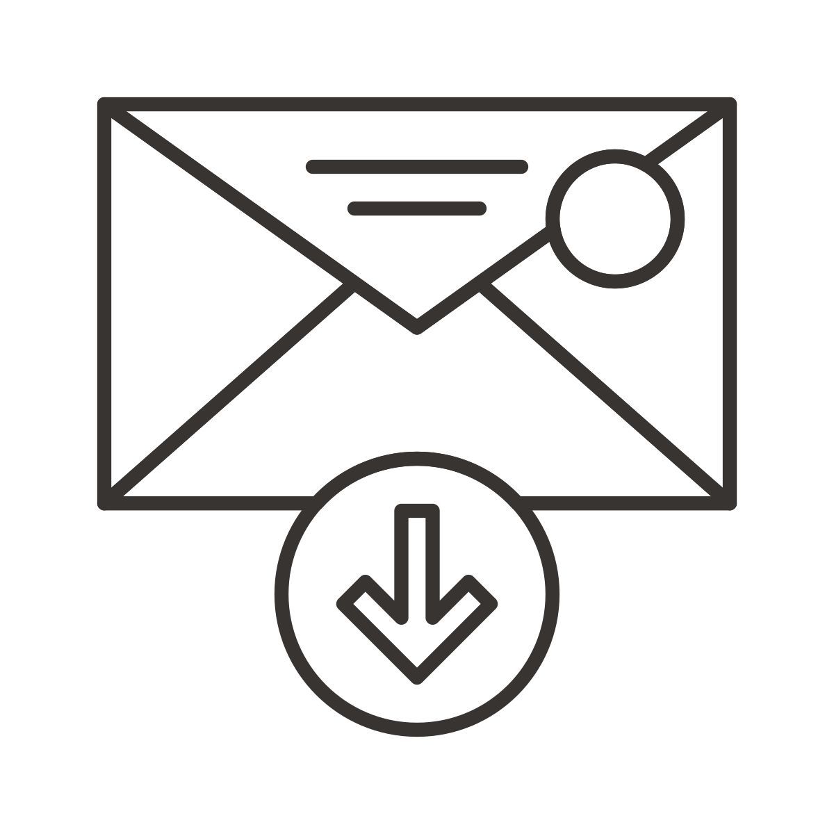 download mail icon