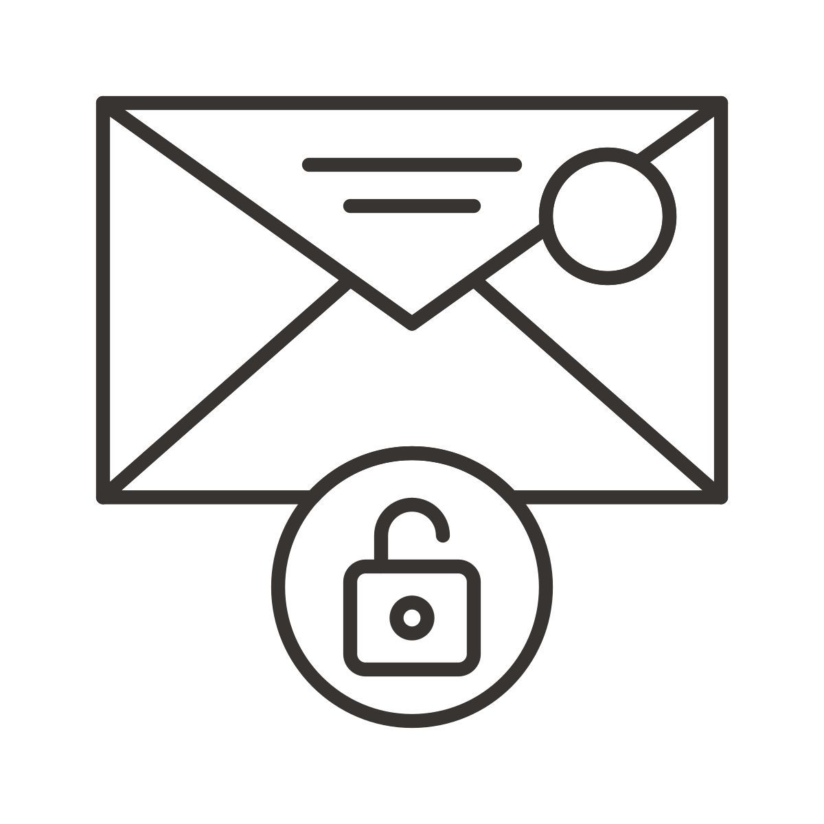 locked mail icon