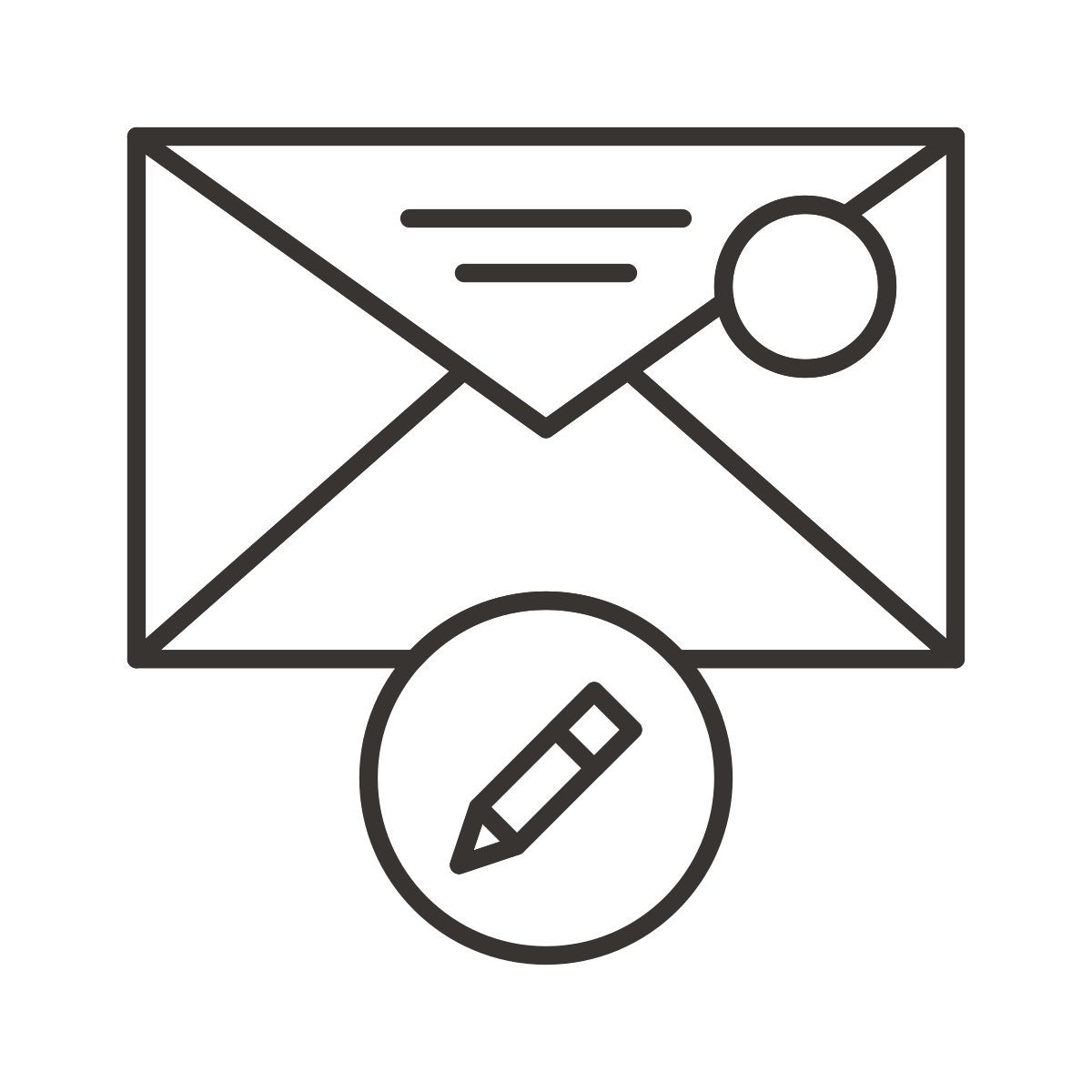 edit mail icon