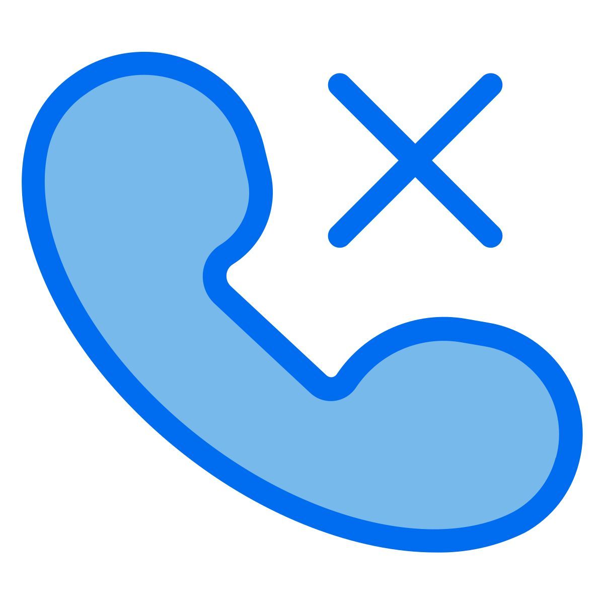 declined call icon