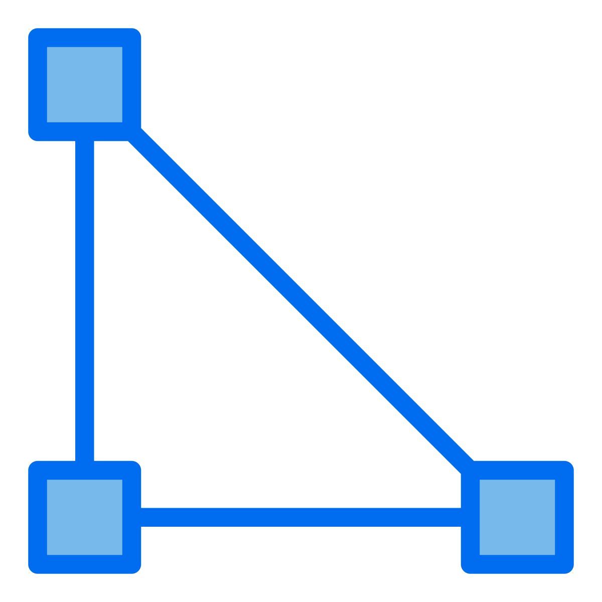 vector triangle icon