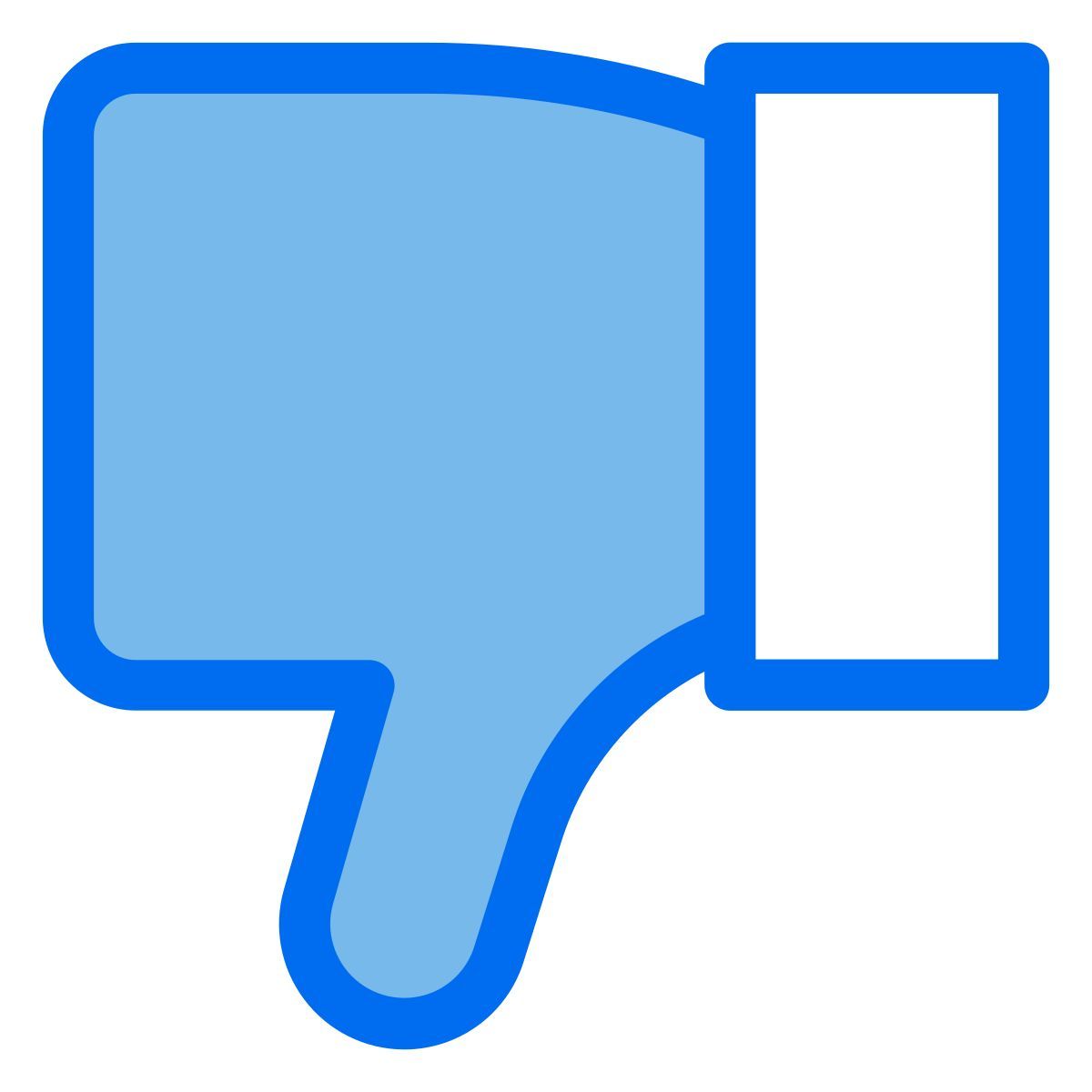 thumb down icon