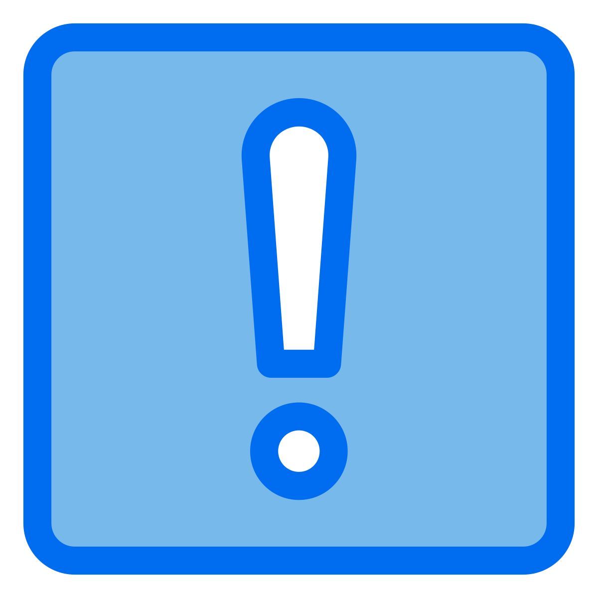 warning icon