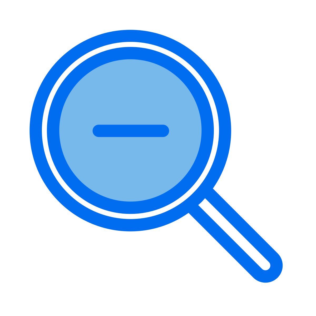 zoom out icon