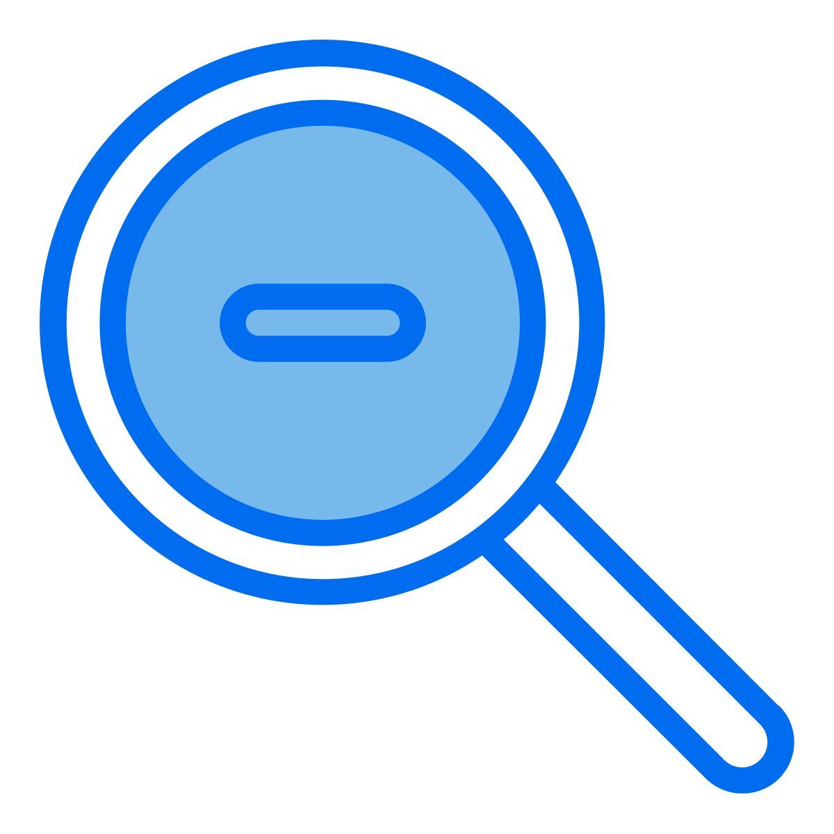 zoom out icon