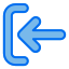 external arrow-arrows-creatype-blue-field-colourcreatype-4 icon