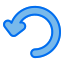 external arrow-arrows-creatype-blue-field-colourcreatype-8 icon