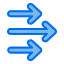 external arrow-arrows-creatype-blue-field-colourcreatype icon