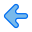 external arrow-interface-a2-creatype-blue-field-colourcreatype icon