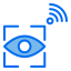 external scan-internet-of-things-creatype-blue-field-colourcreatype icon