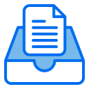 external archive-office-and-business-creatype-blue-field-colourcreatype icon