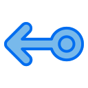 external arrow-arrows-creatype-blue-field-colourcreatype-3 icon
