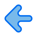 external arrow-interface-a2-creatype-blue-field-colourcreatype icon